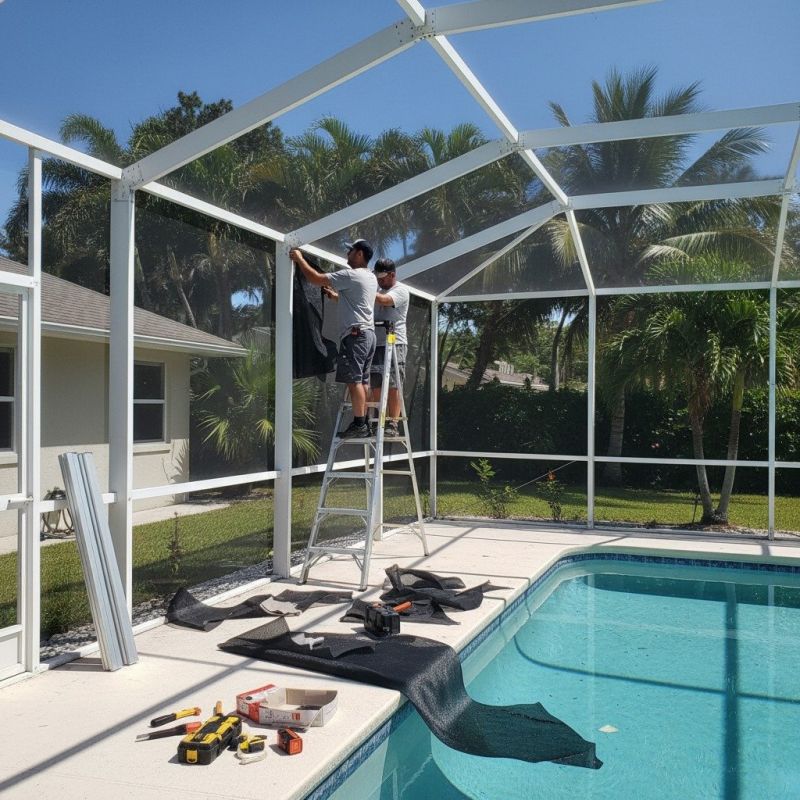 Pool Enclosure Washing